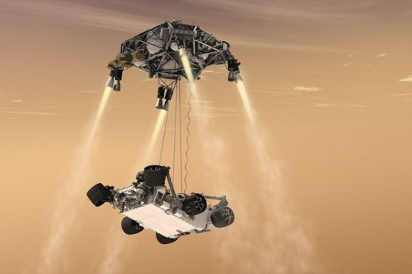 Cỗ xe tự hành sẽ lao xuống khí quyển Hỏa tinh ở tốc độ 21.243 km/h và được bảo vệ bằng một lá chắn nhiệt.