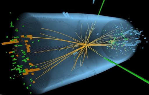 Một sự kiện ứng viên trong tìm kiếm boson Higgs 