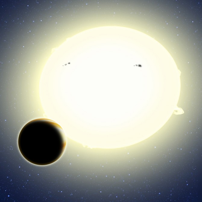 Hình minh họa hành tinh Kepler-76b
