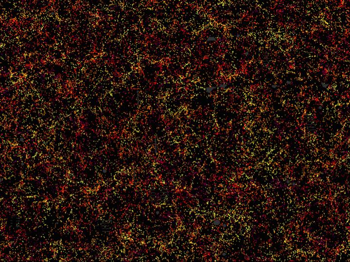 Đây là một lát cắt trong bản đồ cấu trúc vĩ mô của vũ trụ 