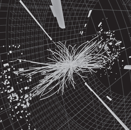 Dấu vết từ các hạt hạ nguyên tử trong Máy Va chạm Hadron Lớn.