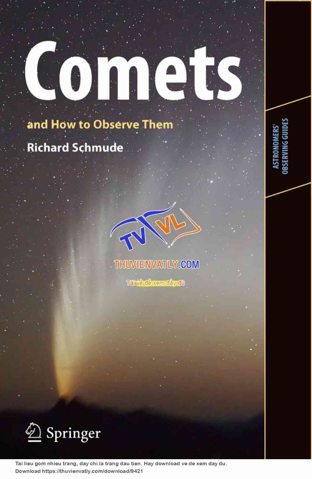 Comets And How To Observe Them