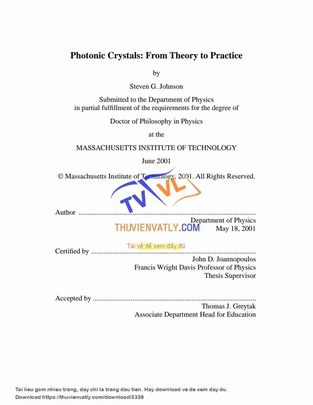 Photonic Crystals: From Theory to Practice