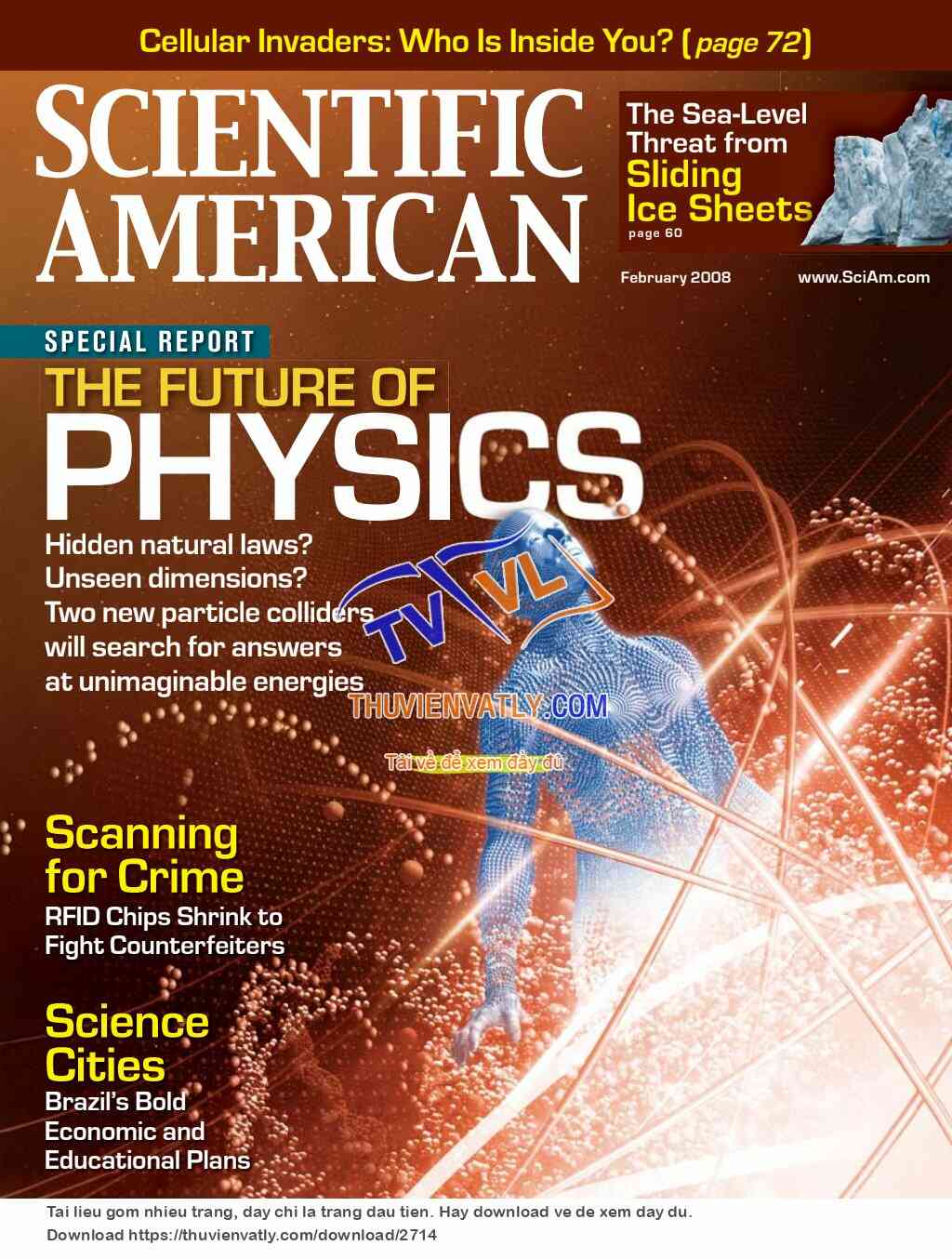 Tạp chí Scientific American, số tháng 2/2008