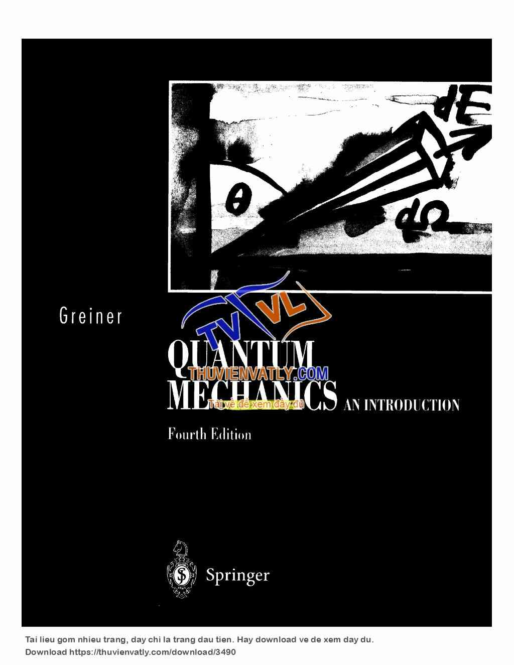 Greiner - Quantum Mechanics. An Introduction
