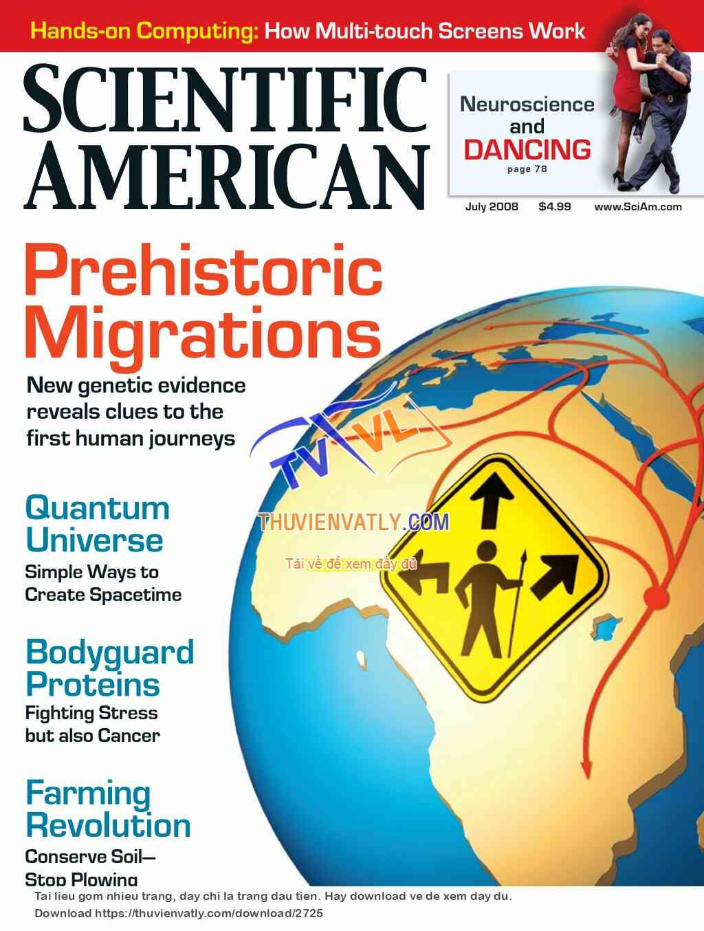 Tạp chí Scientific American, số tháng 7/2008