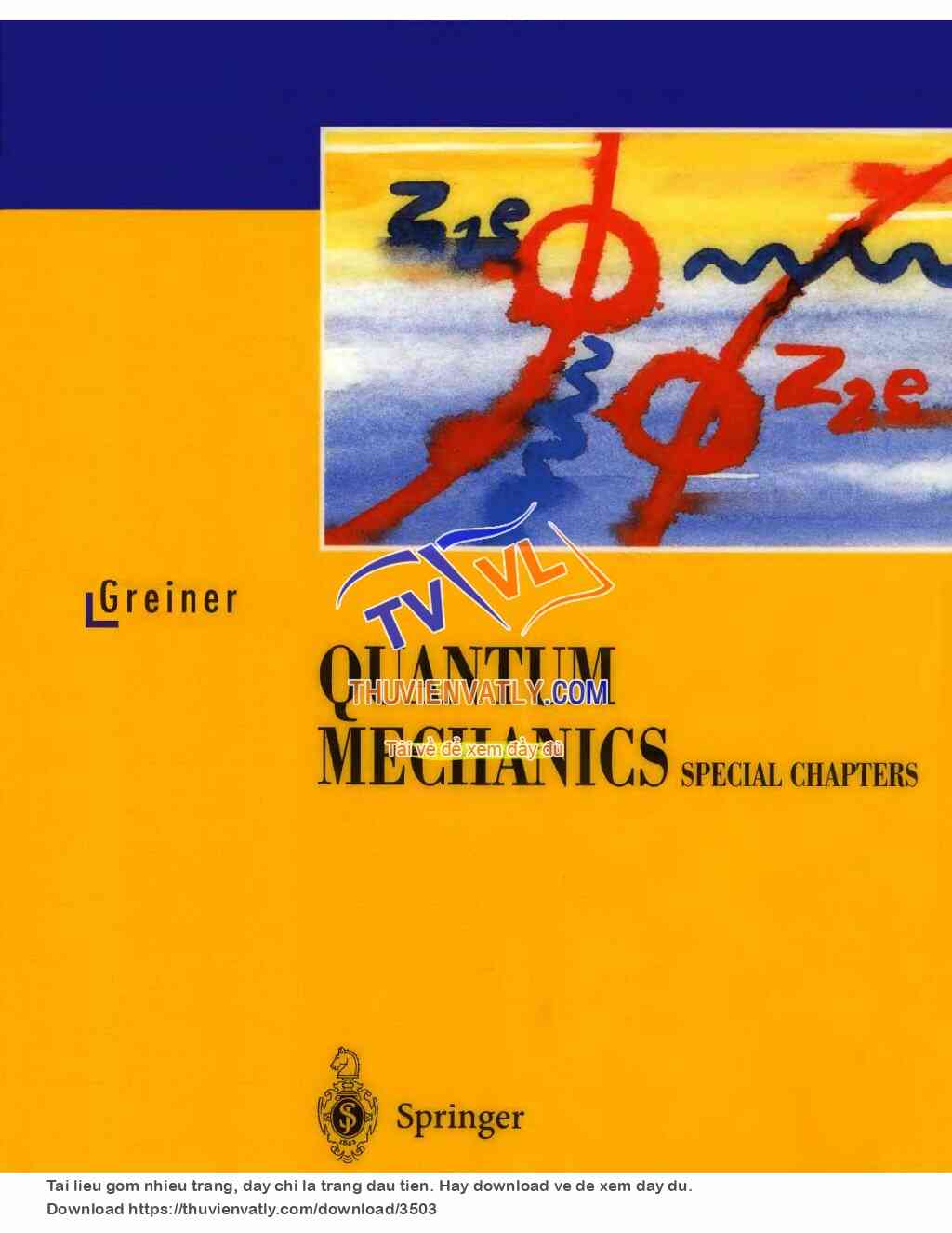 Greiner - Quantum Mechanics. Special Chapters