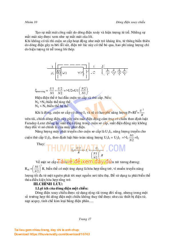 Số phức - giải toán dòng điện xoay chiều