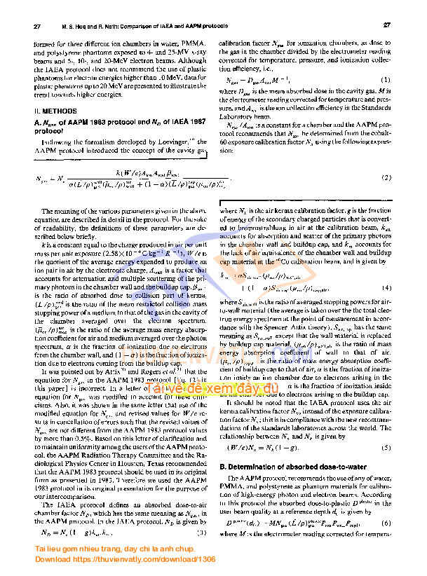 Comparison of IAEA 1987 and AAPM 1983 protocols for dosimetry calibration of radiotherapy beams
