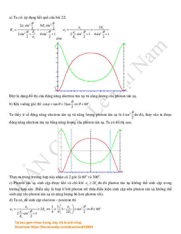 Cơ học tương đối tính – thuyết tương đối hẹp ( bài tập)