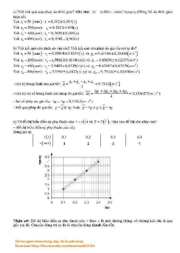 Bài 7. Sai số trong phép đo các đại lượng vật lí