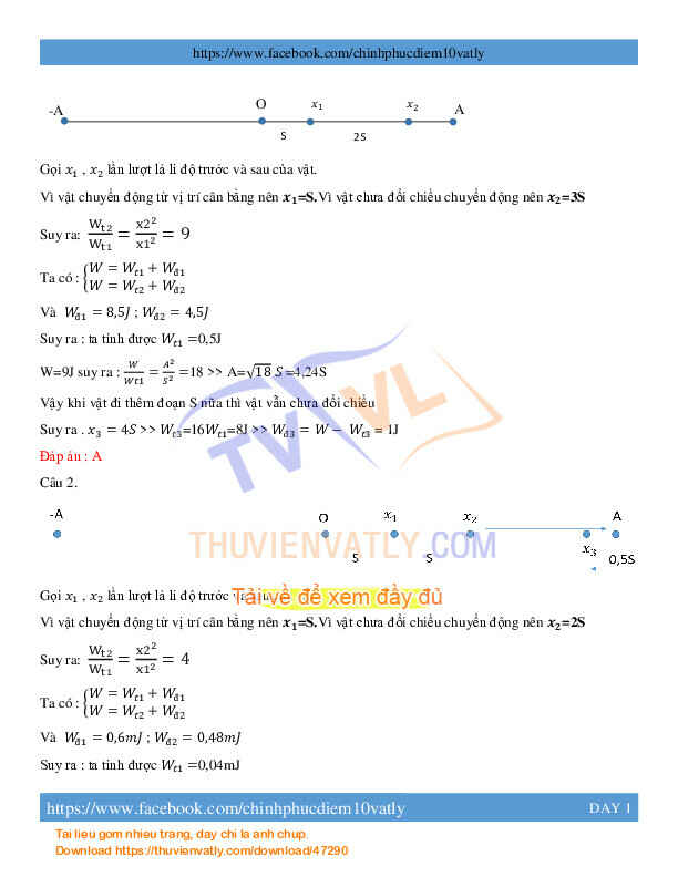 5 câu vận dụng cao vật lý luyện thi THPTQG2018
