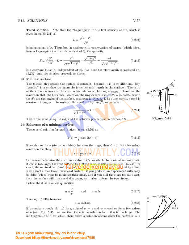 Introduction to Classcical Mechanics - Chapter 5
