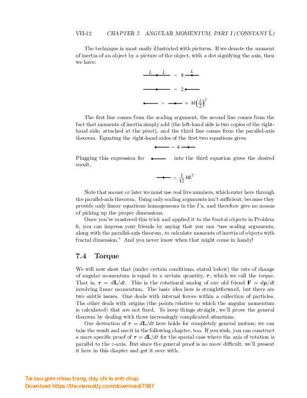 Introduction to Classcical Mechanics - Chapter 7