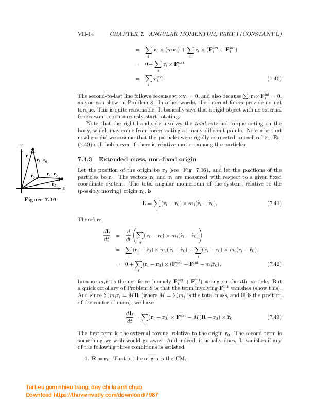 Introduction to Classcical Mechanics - Chapter 7