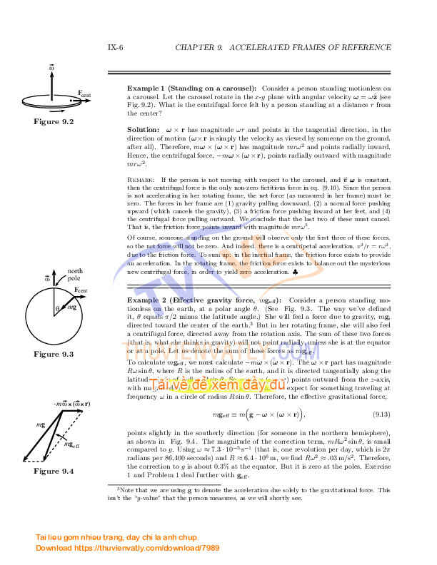Introduction to Classcical Mechanics - Chapter 9