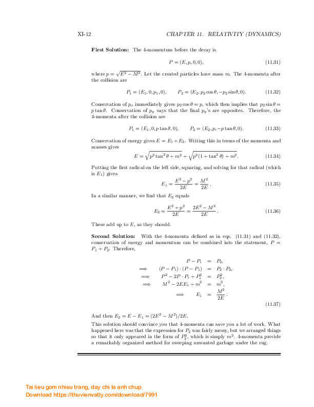 Introduction to Classcical Mechanics - Chapter 11