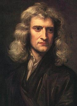 Isaac Newton 46 tuổi Bức vẽ của Godfrey Kneller năm 1689