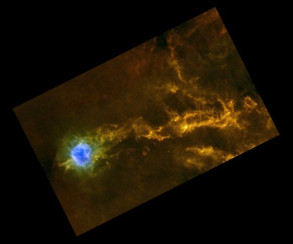 Những sợi khí dày đặc trong đám mây giữa các sao IC5146