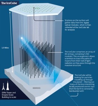 Sơ đồ thí nghiệm IceCube