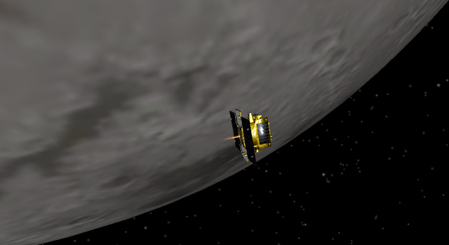 Cặp đôi phi thuyền GRAIL hợp nhất trong quỹ đạo mặt trăng