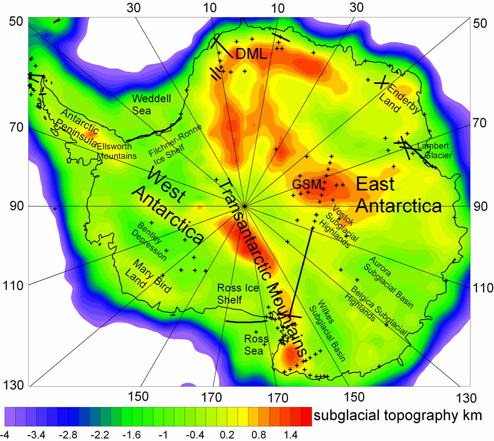 Lớp vỏ Trái đất bên dưới Nam Cực dày bao nhiêu?
