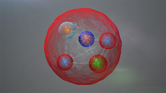 Ảnh minh họa một pentaquark