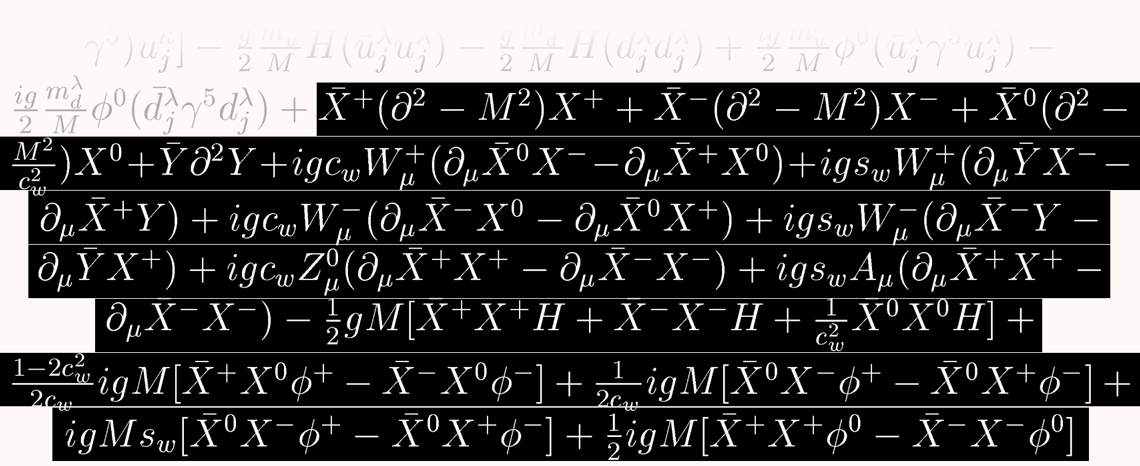 Lagrangian Mô hình Chuẩn