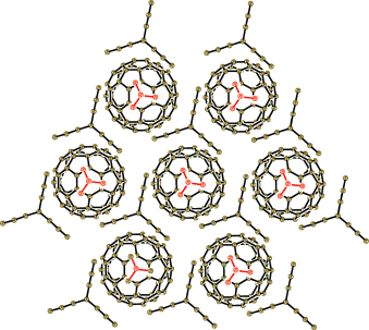 Kim loại hữu cơ hai chiều đầu tiên cấu tạo từ fullerene