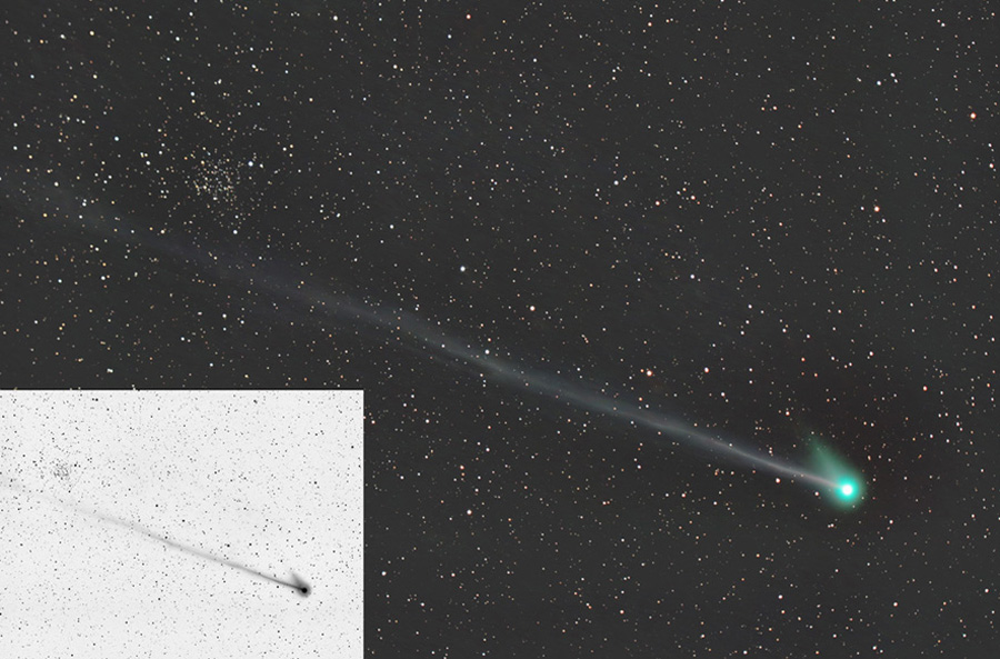 Ảnh: Sao chổi McNaught lướt qua thiên hà NGC 1245 