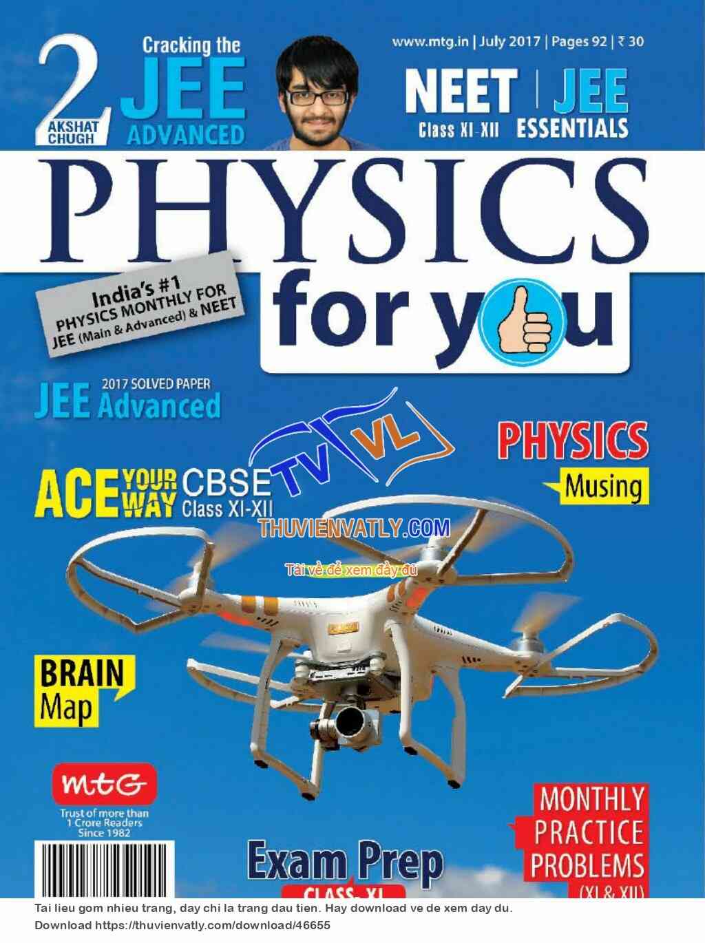 Tạp chí Physics For You - Tháng 7/2017