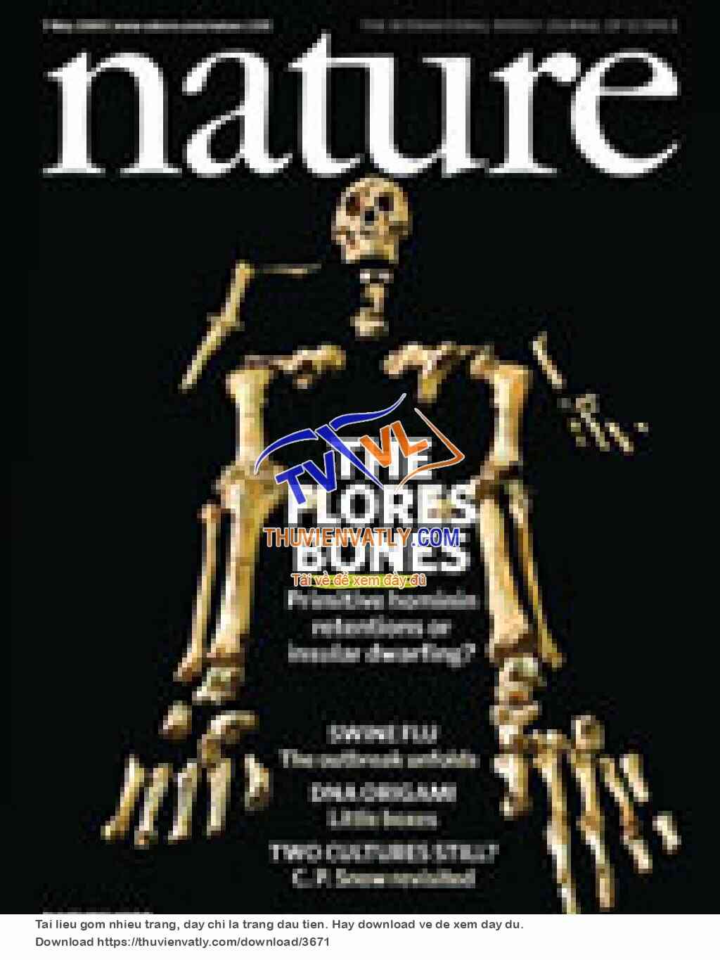 Nature Magazine - May 7 2009