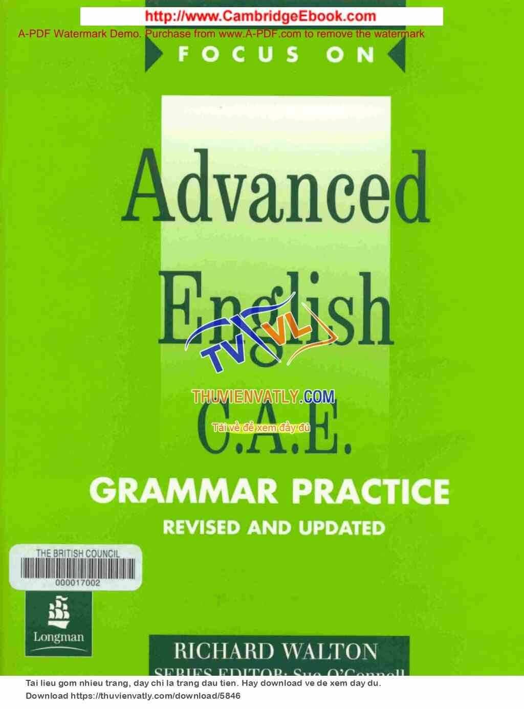 Longman focus on advanced English grammar practice