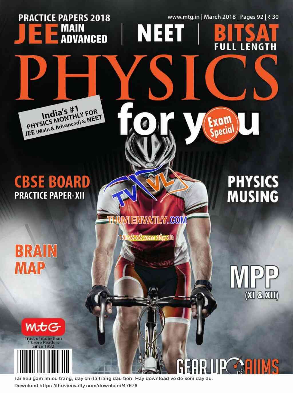 Tạp chí Physics For You tháng 3/2018