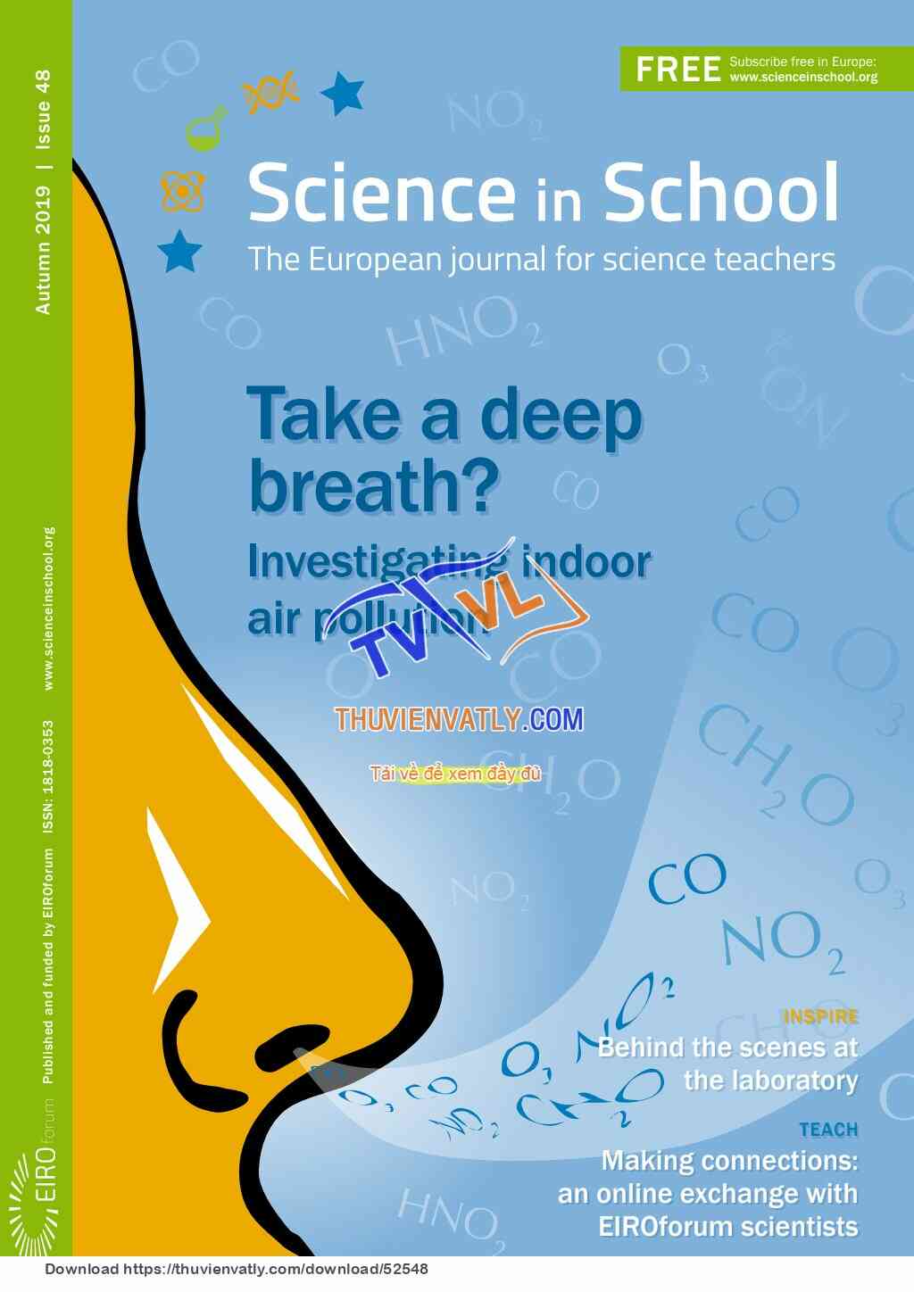 Tạp chí Sciene in School - issue 48 - 2019