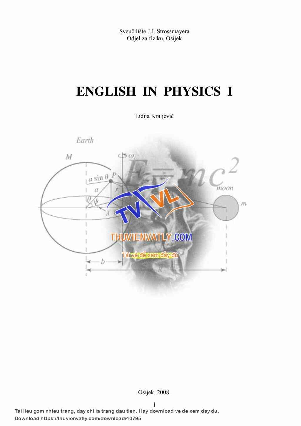 English in Physics