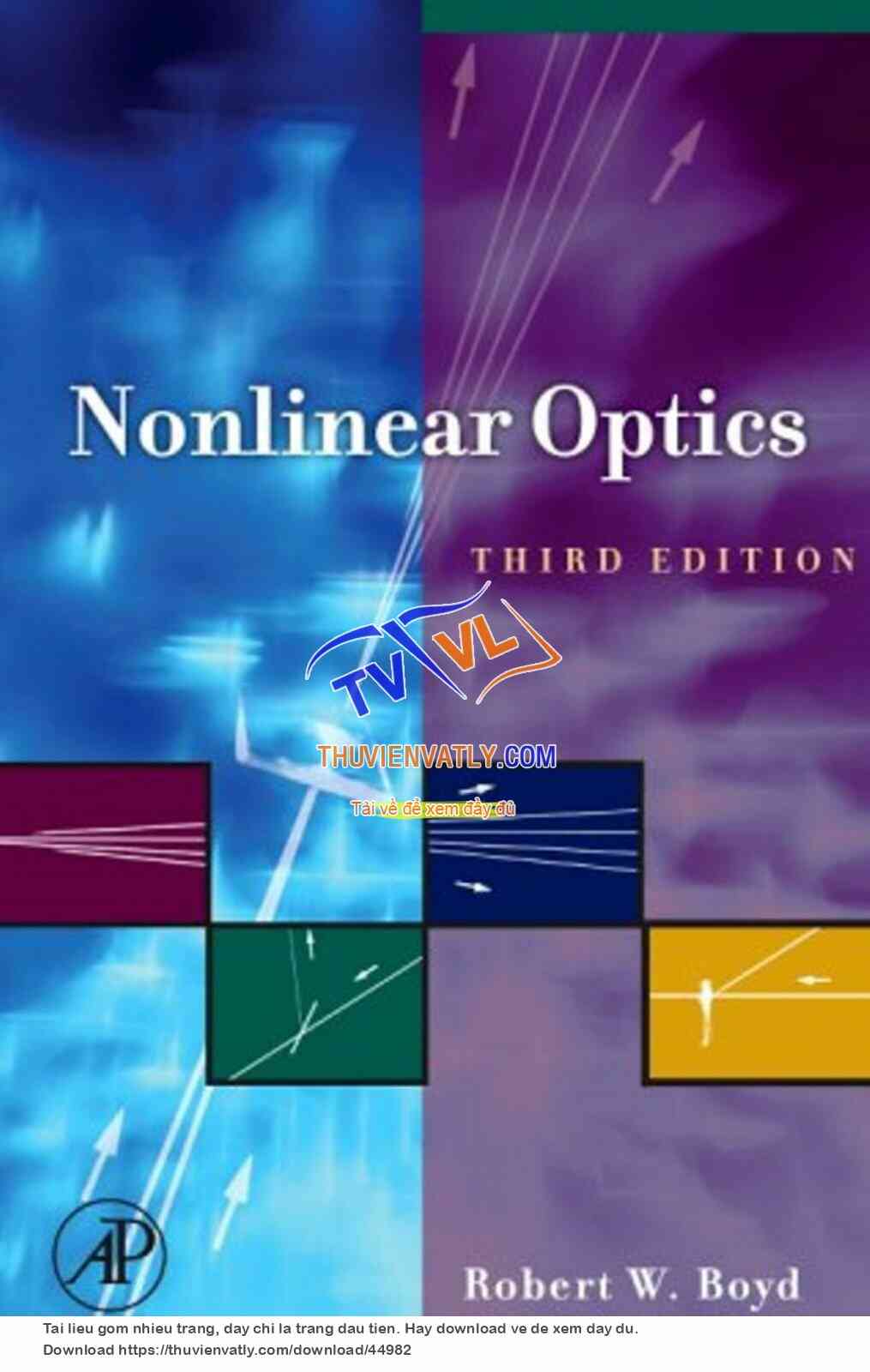 Nonlinear optics - Robert W. Boyd