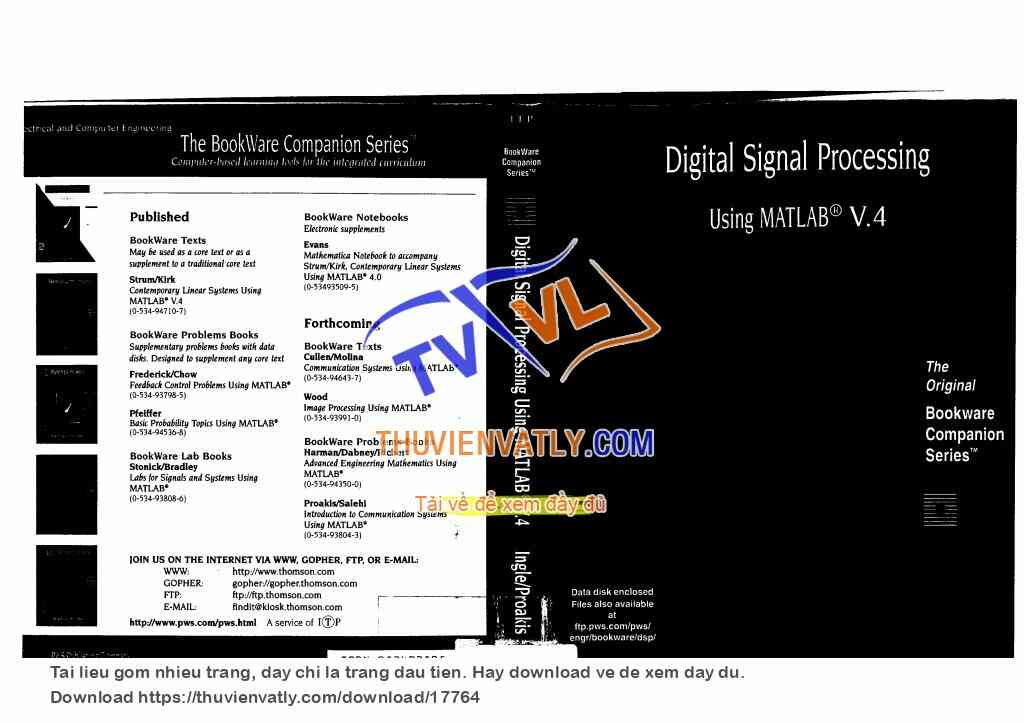 Digital Signal Processing Using Matlab V4 - Ingle and Proakis