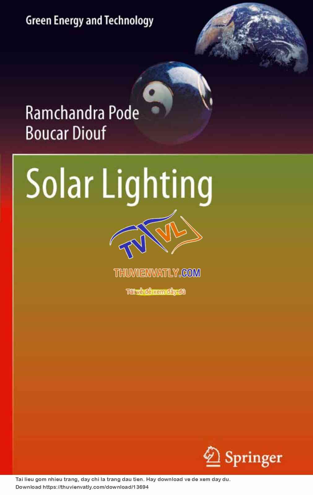 Solar Lighting - R. Pode, B. Douf (Springer, 2011)
