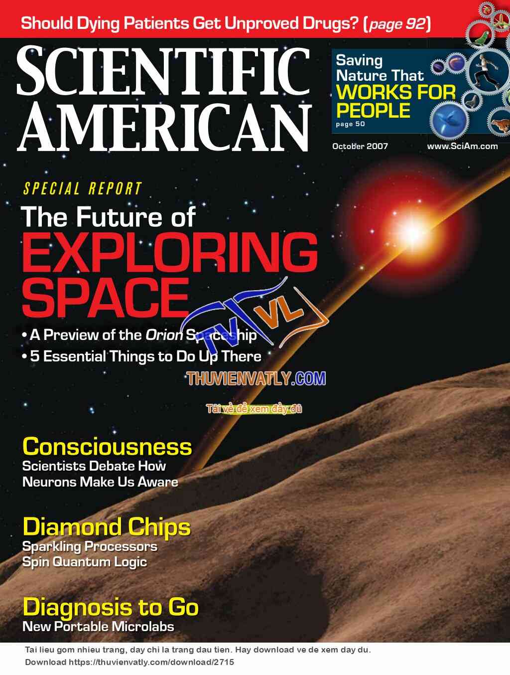 Tạp chí Scientific American, số tháng 10/2007