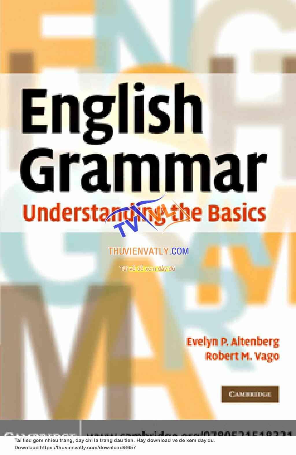 English Grammar Understanding Basics