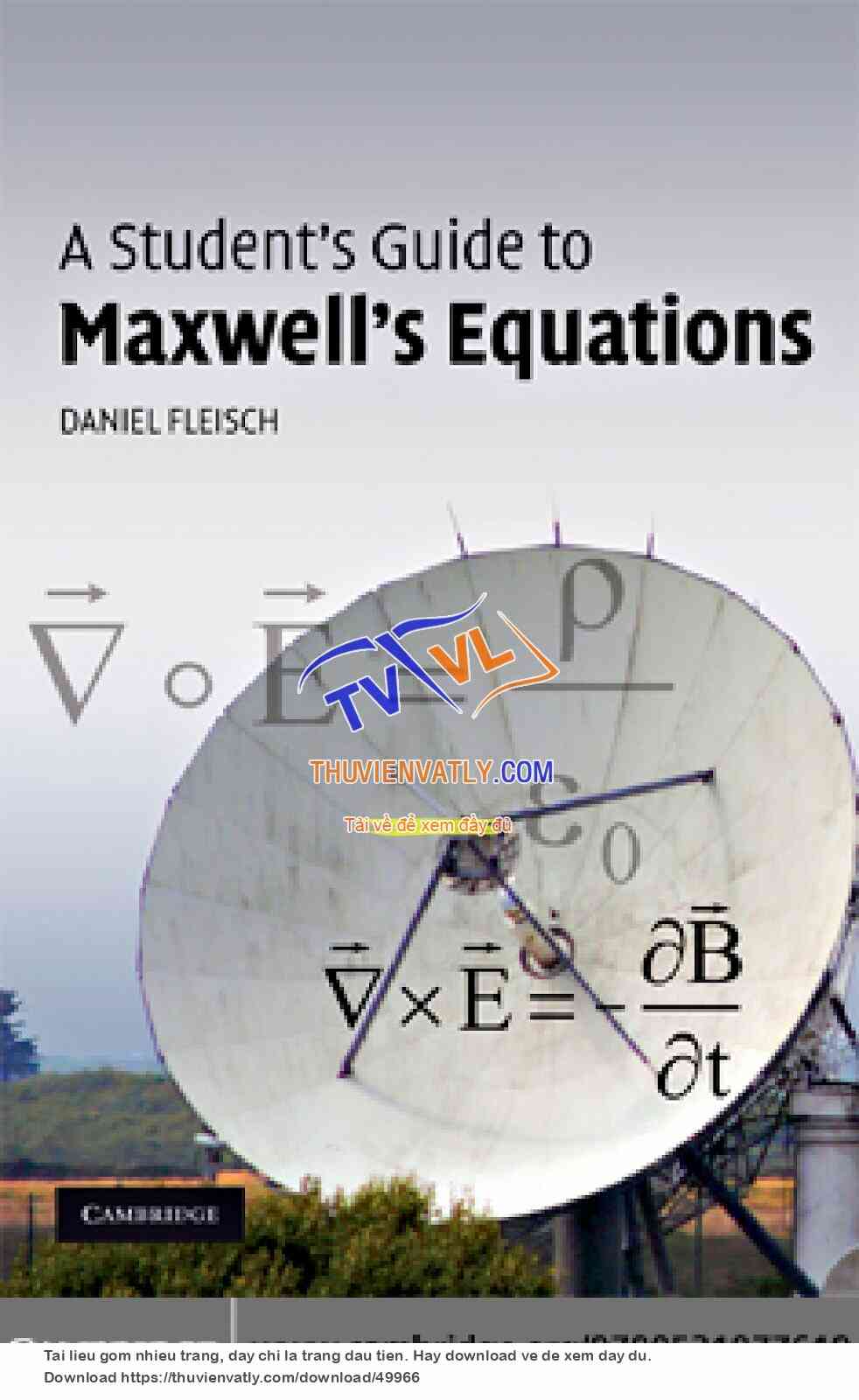 A students guide to Maxwells equations