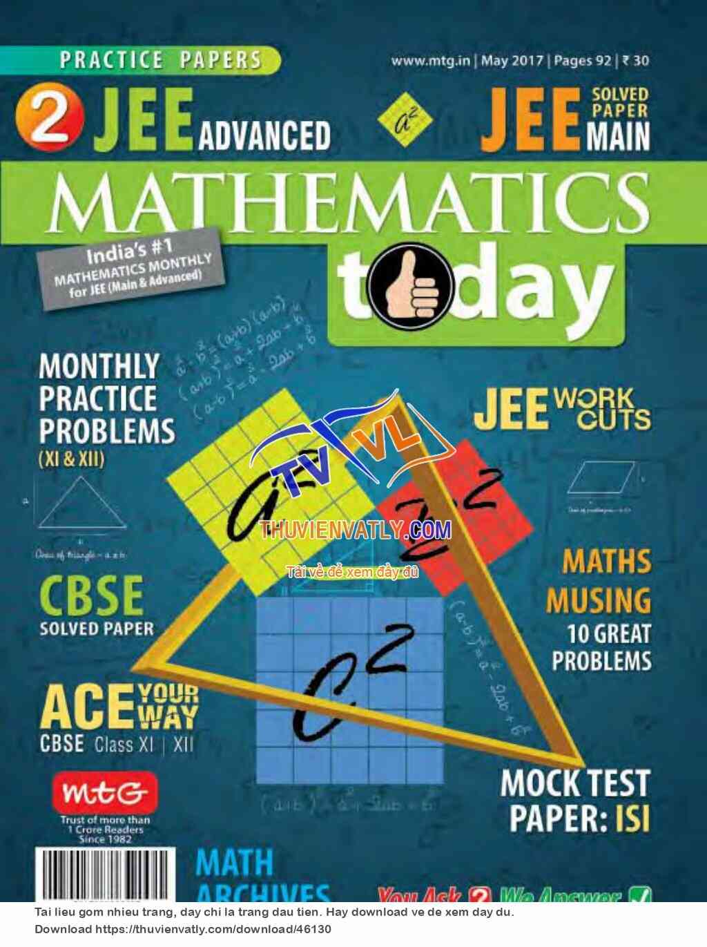 Mathematics Today May 2017