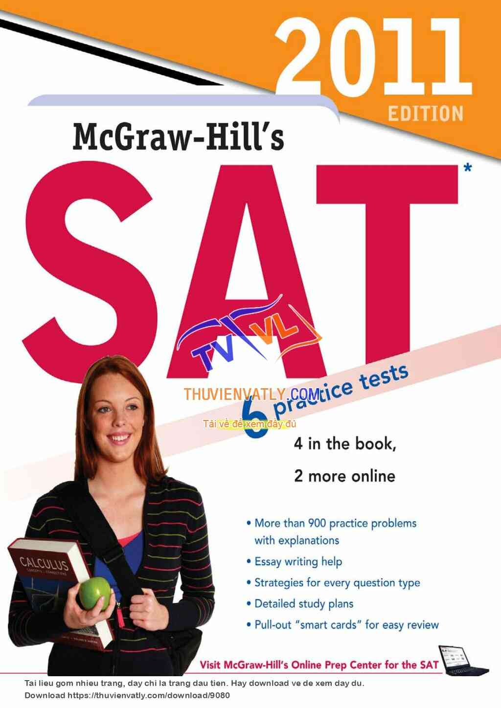McGraw-Hill's SAT 2011 (Full, 778 pages)