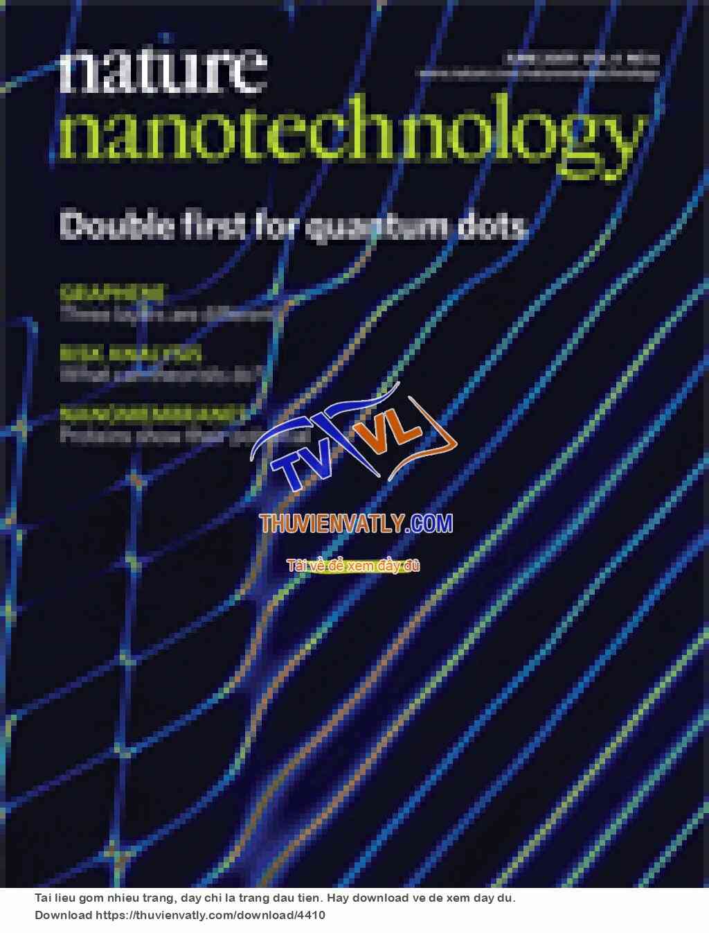 Nature Nanotechnology - June 2009