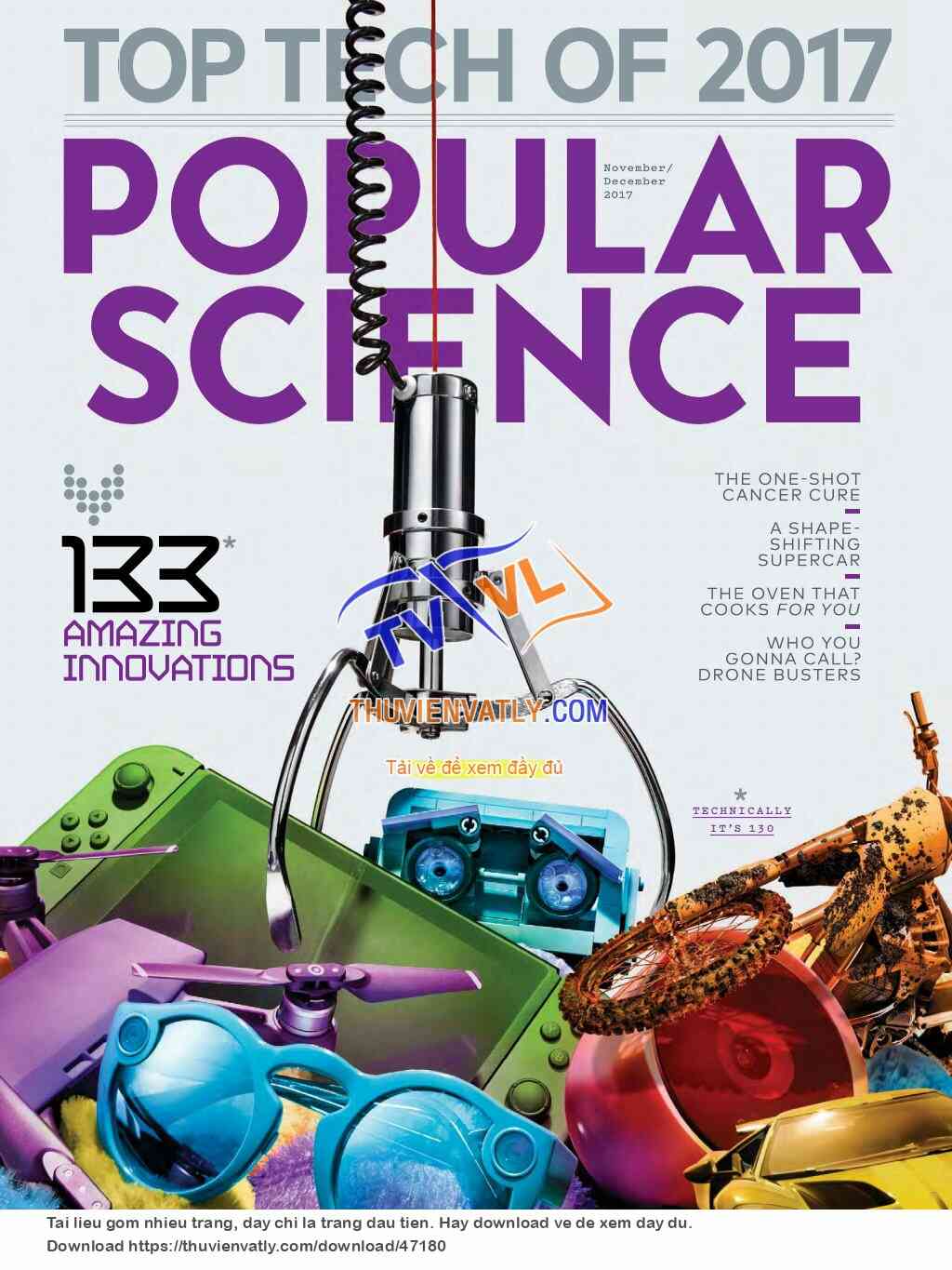 Tạp chí Popular Sciene tháng 11-12/2017