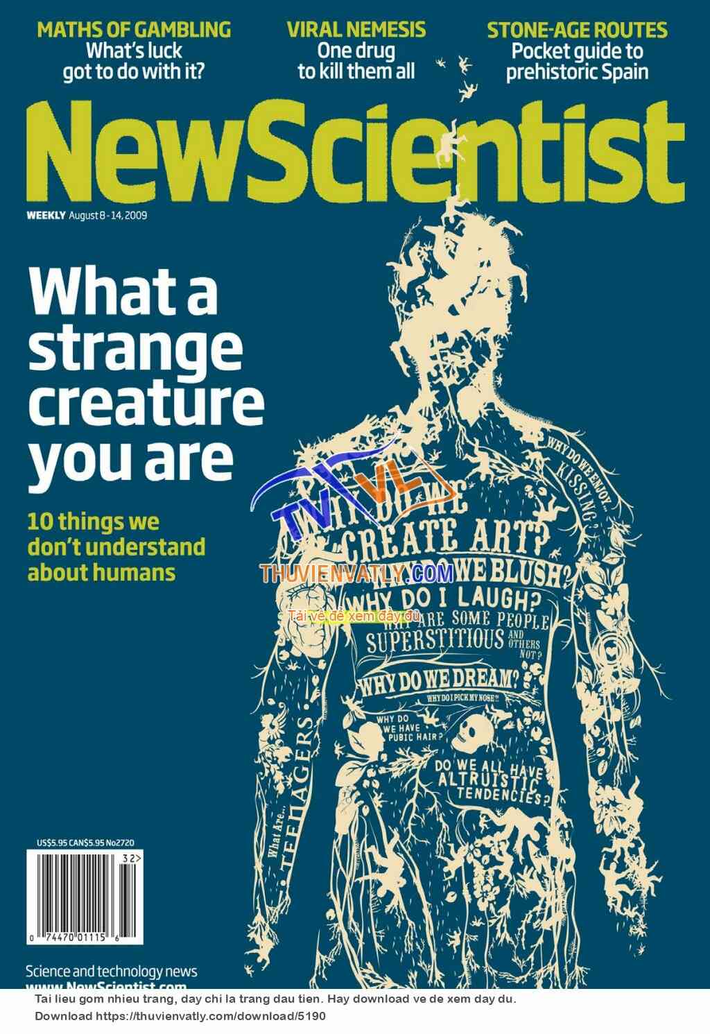 New Scientist Magazine - August 8th 2009