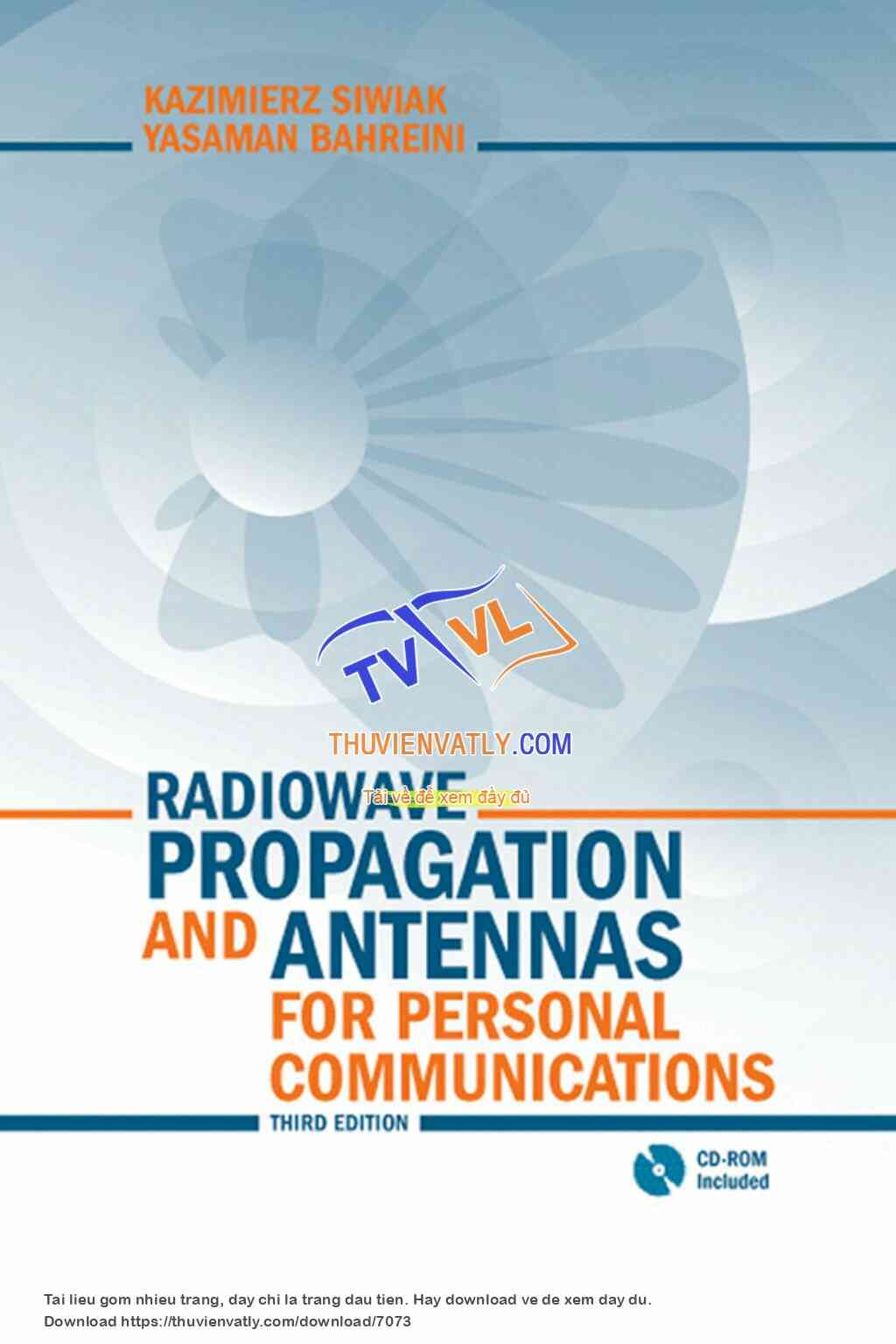 Radiowave Propagation and Antennas for Personal Communications