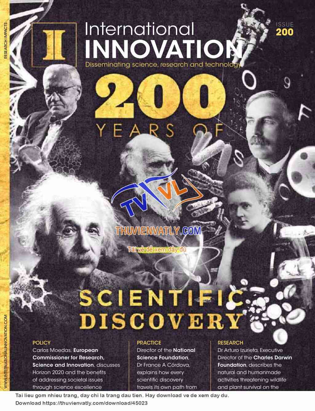 200 years of scientific discovery