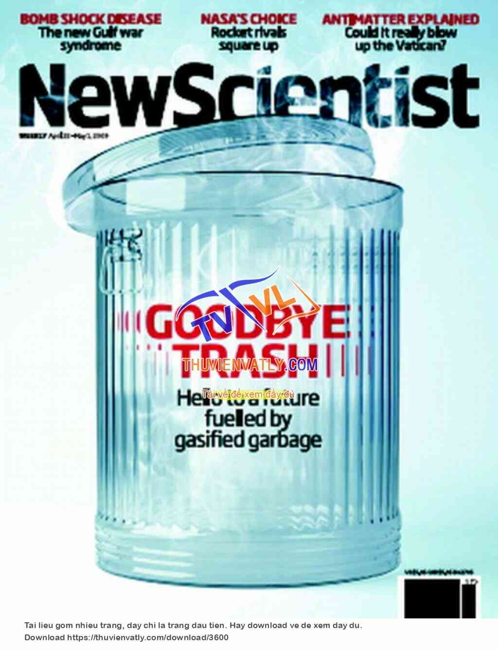 Tạp chí NewScientist, số ngày 25/04/2009